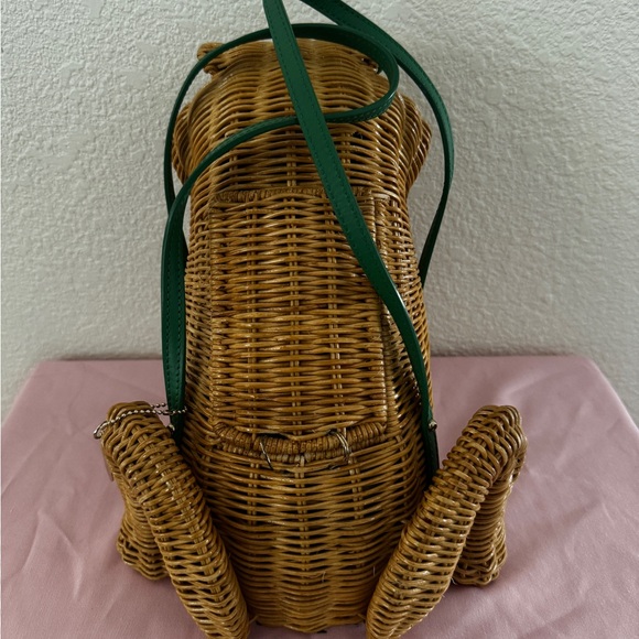 Kate Spade wicker frog satchel - Picture 4 of 5